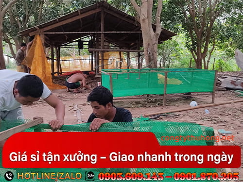 Lưới rào gà nhựa dẻo Lưới rào gà nhựa dẻo chịu lực tốt