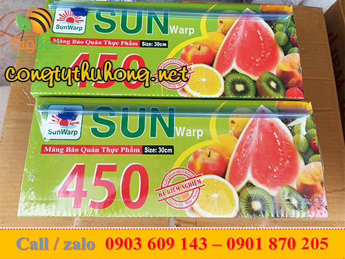 Cuộn màng bọc thực phẩm SUn Wrap kt 30cm * 450
