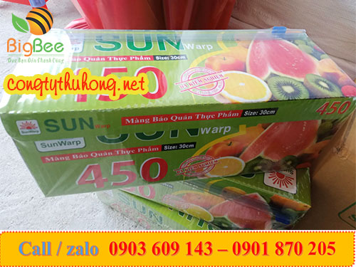 Cuộn màng bọc thực phẩm Sun Wrap kt 30cm * 450y