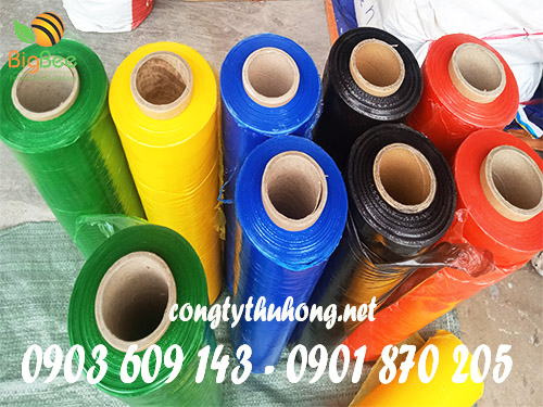Các loại màng PE màu khổ 50cm * 3kg * lõi 200gr