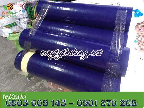 Cuộn màng chống trầy xước màu xanh khổ 50cm
