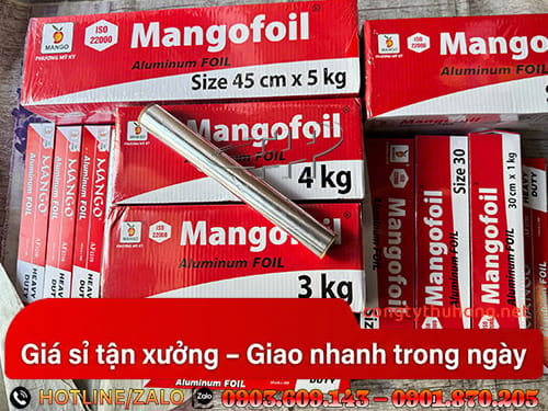 Màng nhôm bọc thực phẩm Màng nhôm bọc thực phẩm