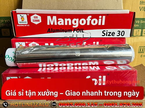 Màng nhôm bọc thực phẩm Màng nhôm bọc thực phẩm nhiều kích cỡ