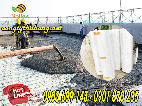 màng ni lông lót sàn đổ bê tông