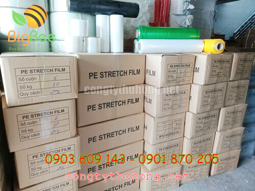 Màng PE quấn hàng các loại luôn có sẵn hàng trong kho