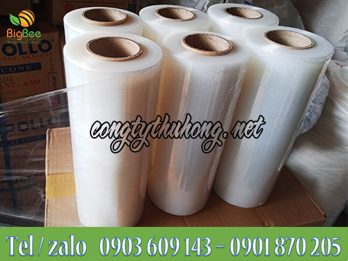 Cuộn màng pe 25cm * 17mic * lõi 200gr