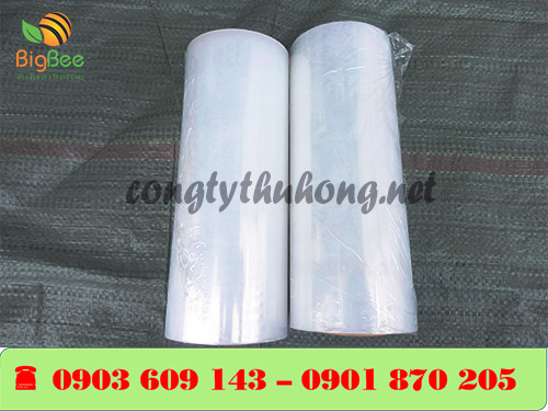 Cuộn màng PE trong suốt khổ 25cm * 1,8kg * lõi 200gr