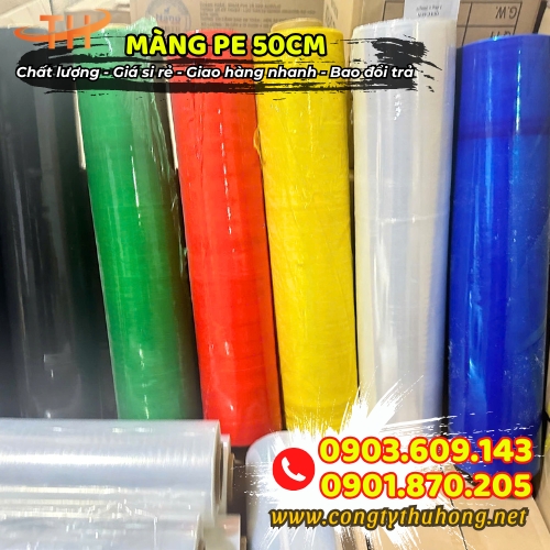 Màng pe 50cm giá rẻ Màng pe 50cm giá rẻ