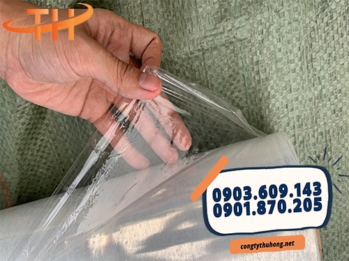 Màng pe bọc hàng màu trắng Màng pe bọc hàng màu trắng