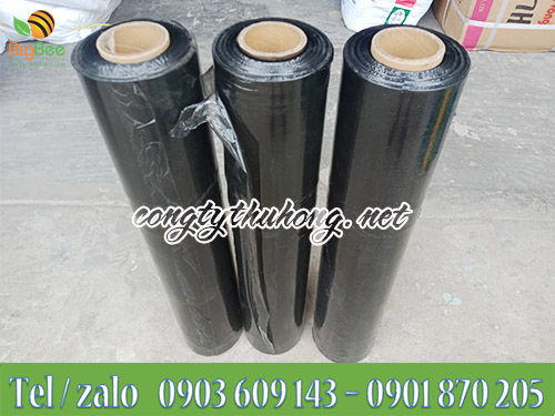 Màng PE đen khổ 50cm trọng luiowngj 3kg6 * lõi 300gr