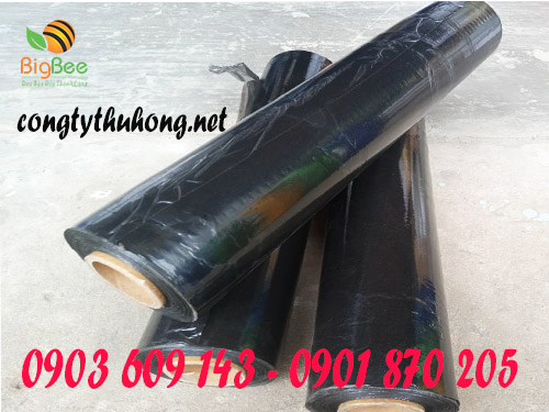 Màng PE đen khổ rộng 50cm, trọng lượng 3kg * lõi 200gr