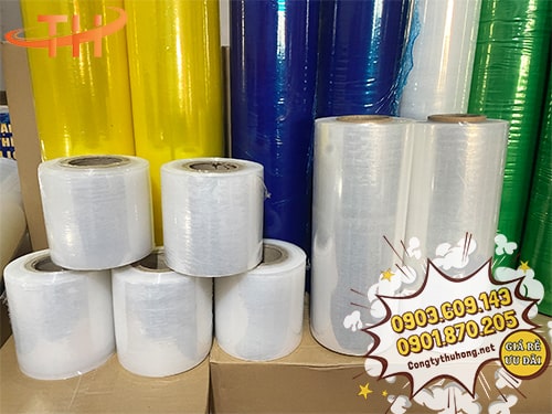 Màng pe quấn tay màu trắng Màng pe quấn tay bọc hàng