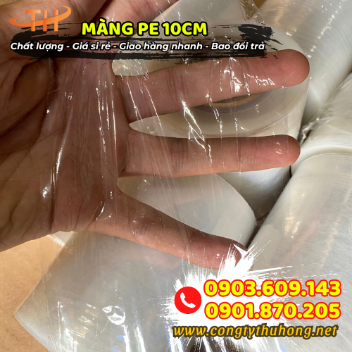Màng pe trắng 10cm gia rẻ Màng pe trắng 10cm gia rẻ