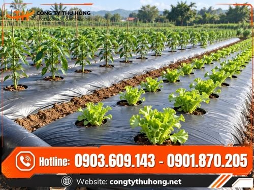 Màng phủ nông nghiệp Màng phủ nông nghiệp xám bạc cho vườn rau