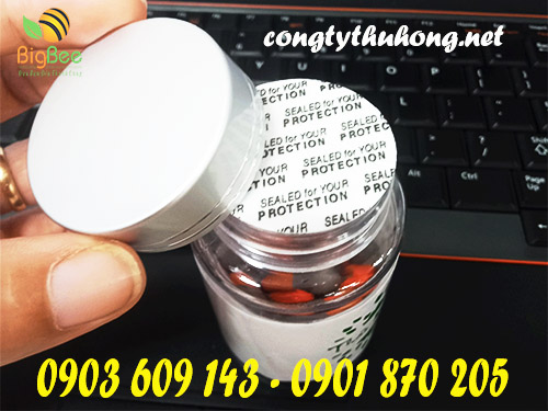 Màng seal tự dính đa dạng kích cỡ dùng cho chai lọ nhựa