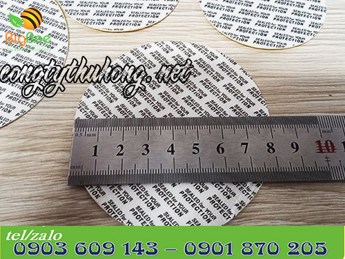 Màng seal tự dính đường kính 8cm