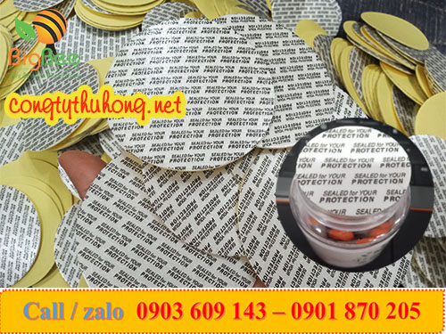 Màng siu giấy PSP tự dính dán hũ nhựa