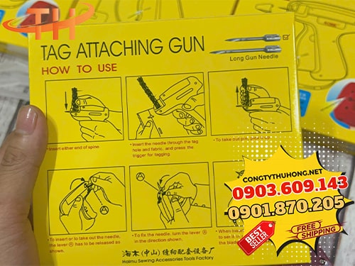 Máy bắn mác quần áo Máy bắn mác quần áo giá rẻ