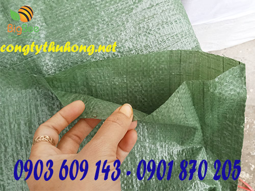 Miệng bao tải dứa được dán nhiệt rất chắc chắn