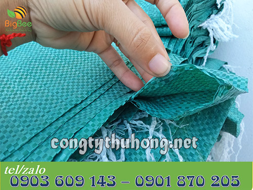 Miệng bao tải được dán nhiệt nên khó bị bung các mối dệt