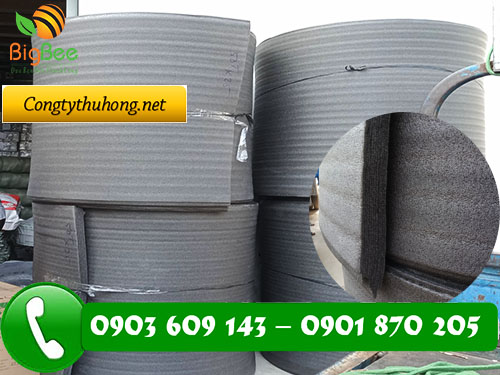 Cuộn mút xốp đen cách âm dày 50li x 25m