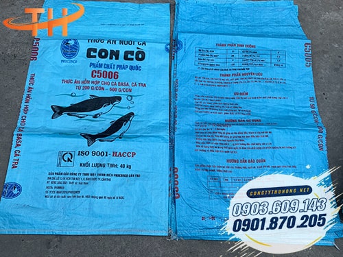 Bao tải cũ đựng thức ăn cá Nguồn bao tải cũ giá rẻ