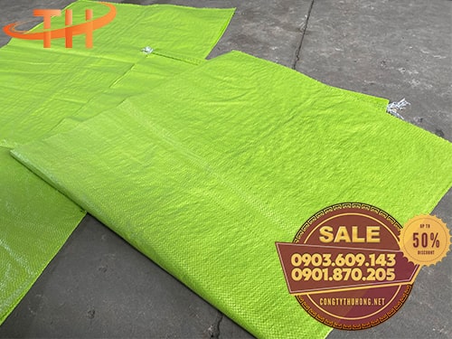 Bao tải dứa màu xanh Nguồn giá sỉ bao tải dứa tại xưởng