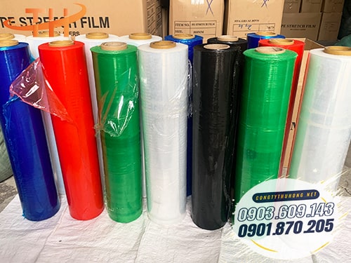 Màng pe màu 50cm Nhà sản xuất màng pe các loại