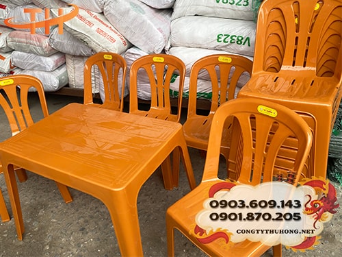 Bộ bàn ghế nhựa giá rẻ Nhựa gia dụng giá rẻ