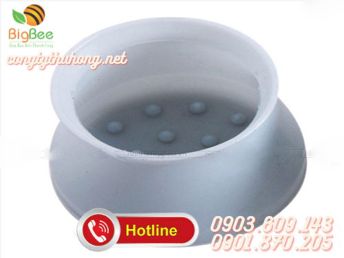 Nút bọc chân ghê tròn màu trắng