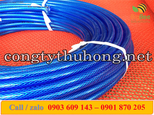 Cuộn ống nhựa lưới dẻo tưới nước màu xanh