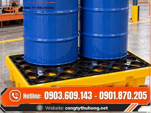 Pallet nhựa chống tràn hóa chất Pallet nhựa chống tràn hóa chất