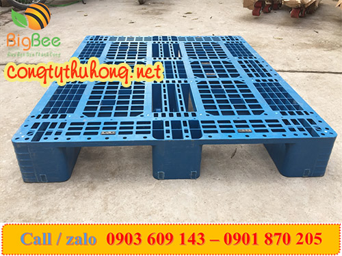 Pallet nhựa 1 mặt kt 120cm * 100 * 15cm