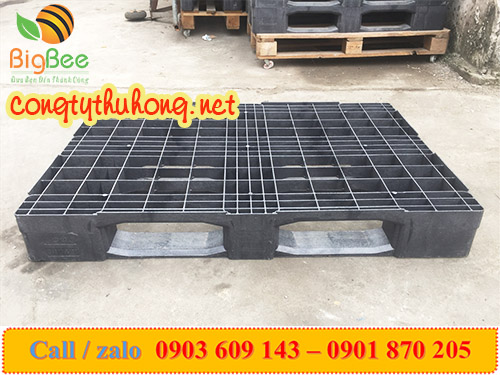 Pallet nhựa 1 mặt 120cm * 110cm * 15cm