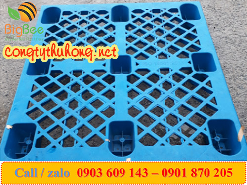 Pallet nhựa 1 mặt 110cm * 110cm * 10cm