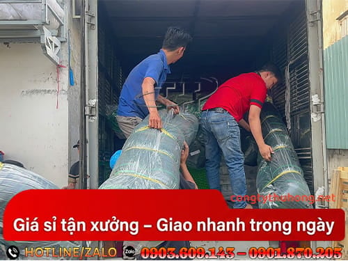 Lưới che nắng sọc đa sắc Phân phối lưới che nắng sọc đa sắc dày dặn