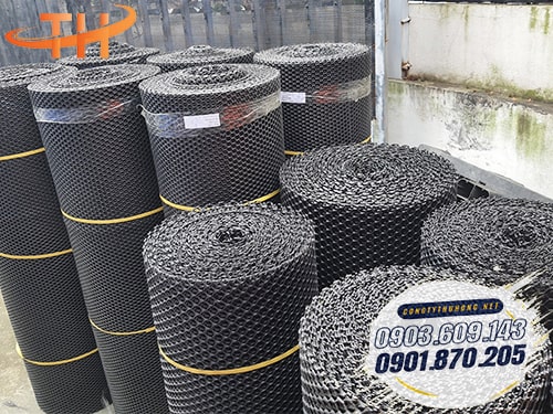 Lưới nhựa mắt cáo đen 1m Phân phối lưới nhựa mắt cáo chất lượng