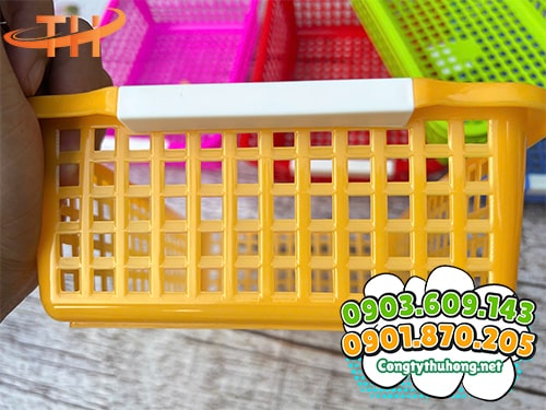 Rổ nhựa chữ nhật Rổ nhựa chữ nhật giá rẻ