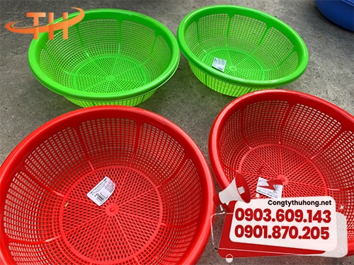 Rổ gạo nhựa tròn Rổ nhựa tròn giá rẻ