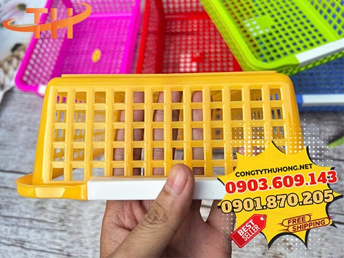 Rổ nhựa vuông Rổ nhựa vuông giá rẻ