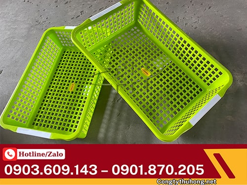 Rổ nhựa vuông nhiều màu Rổ nhựa vuông nhiều màu