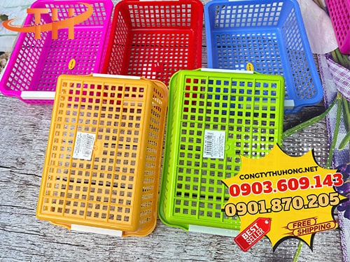 Rổ nhựa vuông Rổ nhựa vuông