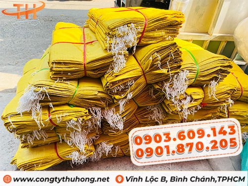 Bao tải dứa vàng Sản xuất bao tải dứa giá sỉ