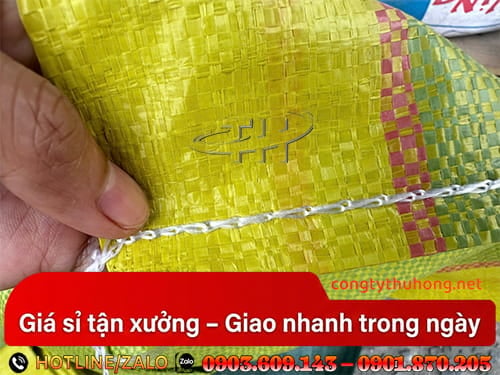 bao tải gạo PP Sản xuất bao tải gạo PP dệt