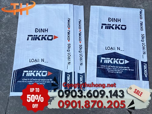 Bao tải in logo Sản xuất bao tải in logo