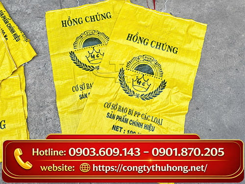 bao tải in logo Sản xuất bao tải in logo