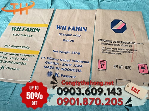 Bao tải giấy in logo Sản xuất bao tải in logo giá rẻ