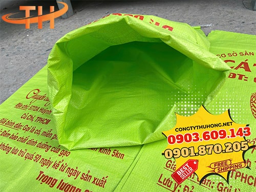 Sản xuất bao tải in logo giá rẻ