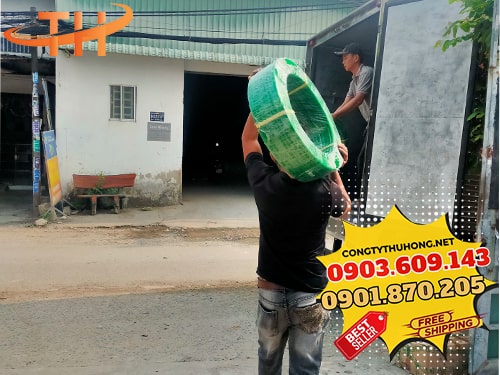 Dây đai PET xanh Sản xuất dây đai PET giá sỉ