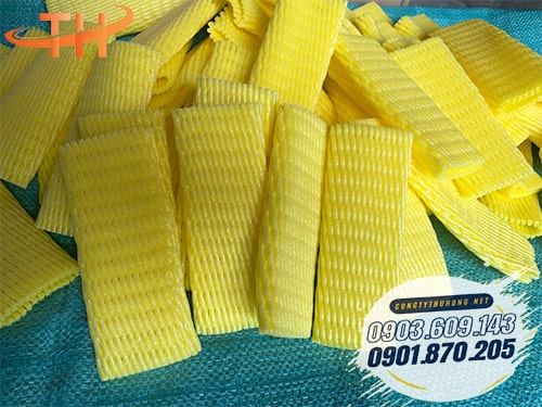 Xốp bọc trái cây màu vàng Sản xuất xốp bọc trái cây